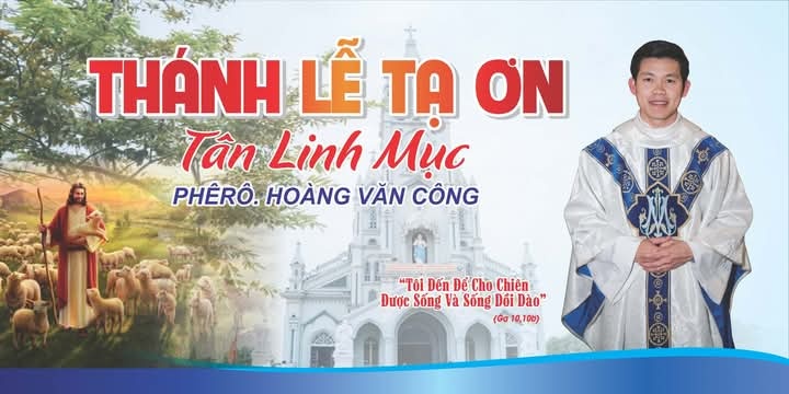 Fr Cong's Thanksgiving Mass in Vietnam